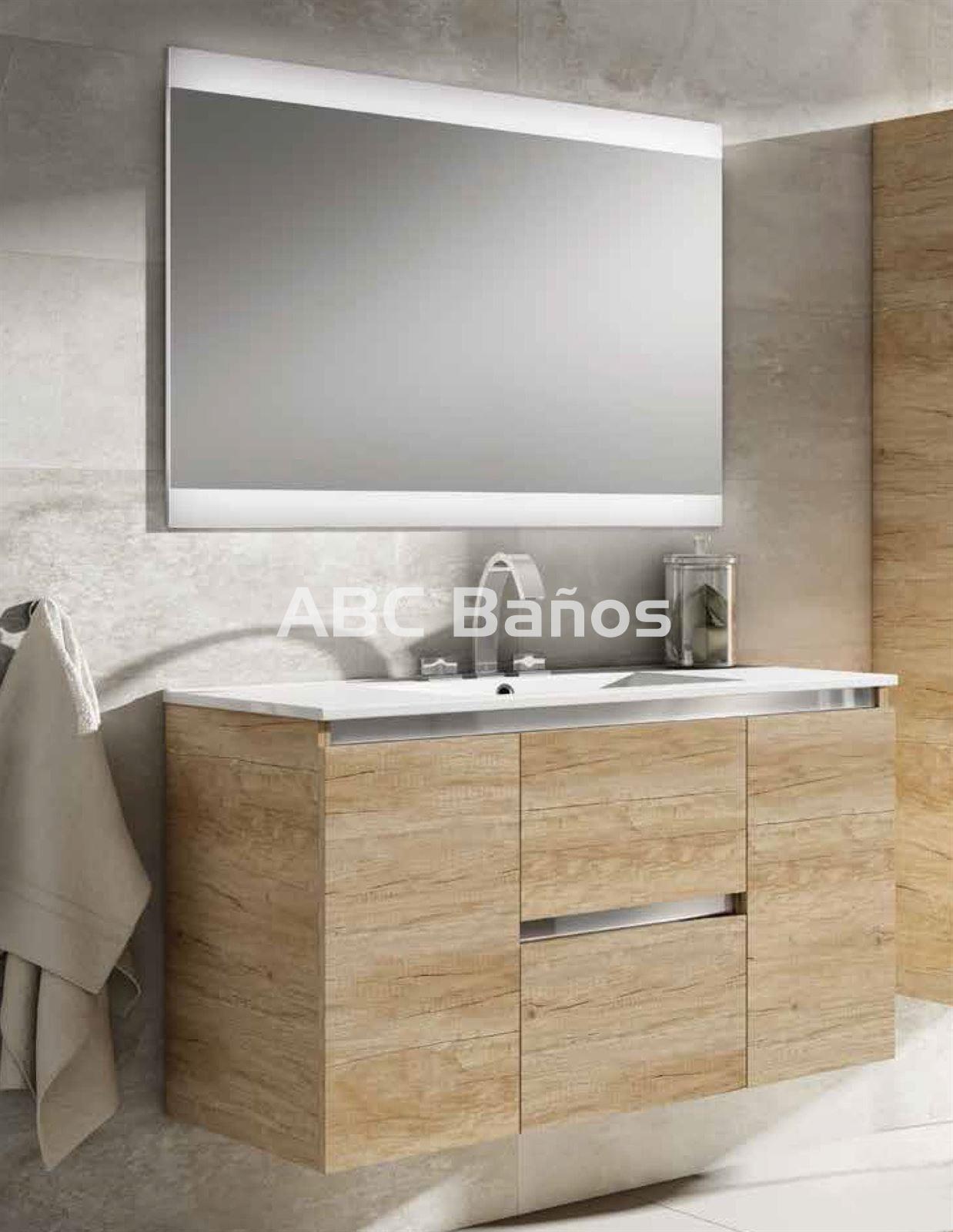 Muebles con Lavabo Sobre Encimera Black Modena